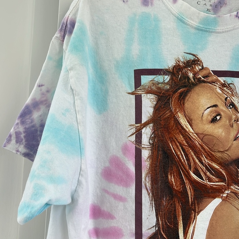 Mariah Carey Official Merch 2021 Tie Dye Tee Shirt XL - Picture 4 of 7